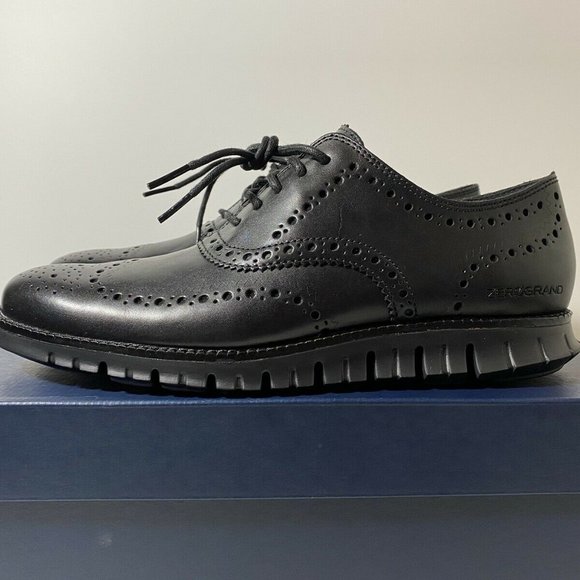 Cole Haan ZeroGrand Wingtip Men's Oxford Black - Picture 3 of 15